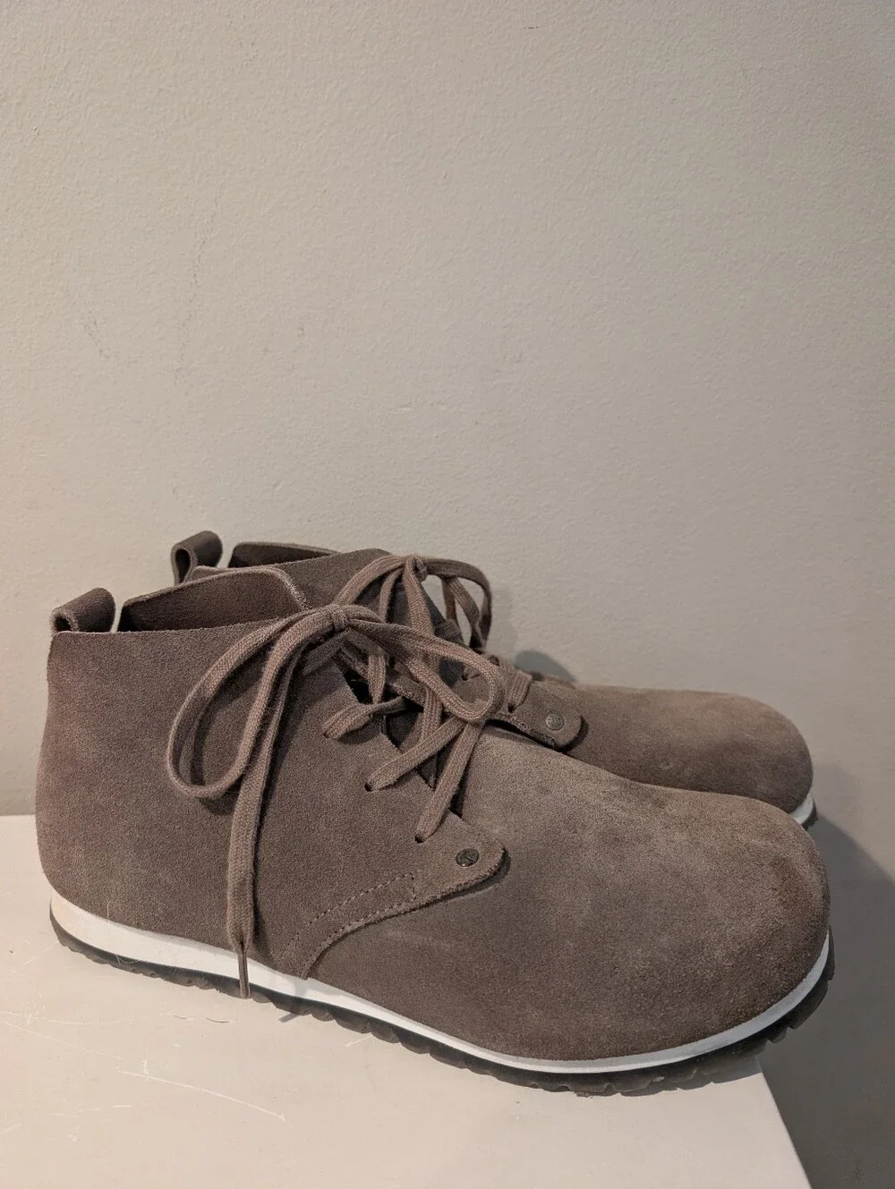 Birkenstock Dundee Suede Lace Up Shoes SiW 42